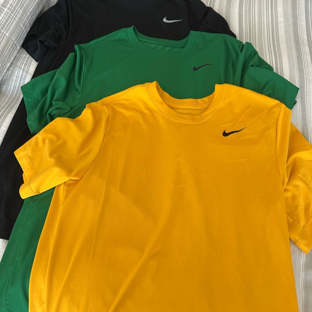 Nike Men's T-Shirt Pack - Black, Green, Yellow, blue